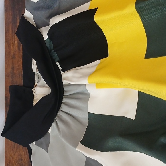 BNW/O TAGS Kate Spade ♠️ Geometric Colorblock Sleeveless Blouse Womens Size 2 - Picture 11 of 15